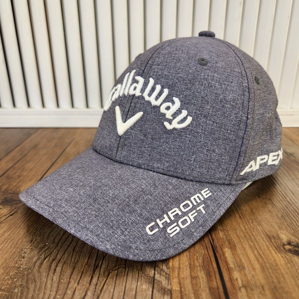 Callaway Chrome Soft Apex Epic Odyssey Golf Hat Gray Strapback Baseball Cap